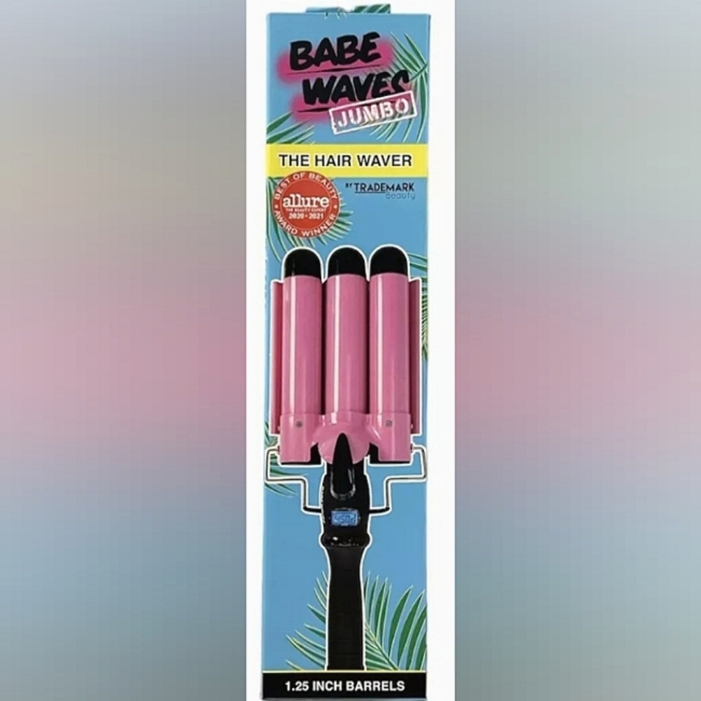 ☆NWT☆TRADEMARK Beauty~BABE WAVES Jumbo 1.25" Hair Waving Iron~Rated Best ALLURE